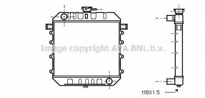 AVA QUALITY COOLING ol2092 -  Радиатор, охлаждение двигателя